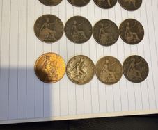 Early GB Pennies - 12 off