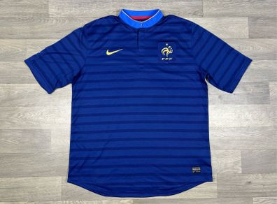 Nike France 2012 Home Jersey Shirt Maillot Mens XL