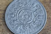 Great Britain UK 1965 Two Shillings Elizabeth II Coin - free standard postage