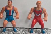 Pair of 1990s USA Gladiators TV show action figures
