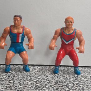 Pair of 1990s USA Gladiators TV show action figures
