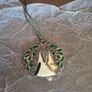 Newbridge Silverware Bell and Holly Christmas Tree Decoration Image 3