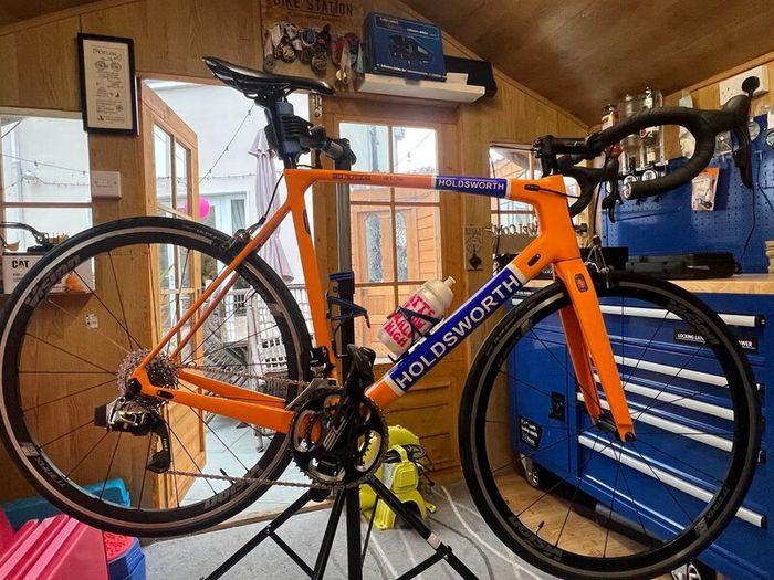 Full carbon race road bike s56 electronic shifting