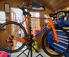 Full carbon race road bike s56 electronic shifting
