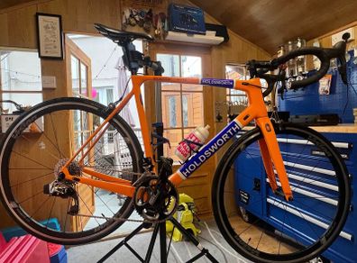 Full carbon race road bike s56 electronic shifting