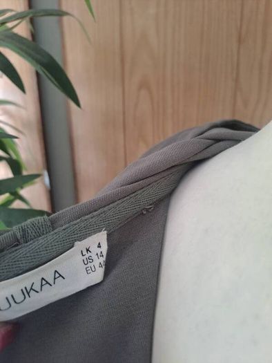 Designer Luukaa kaki parka jacket