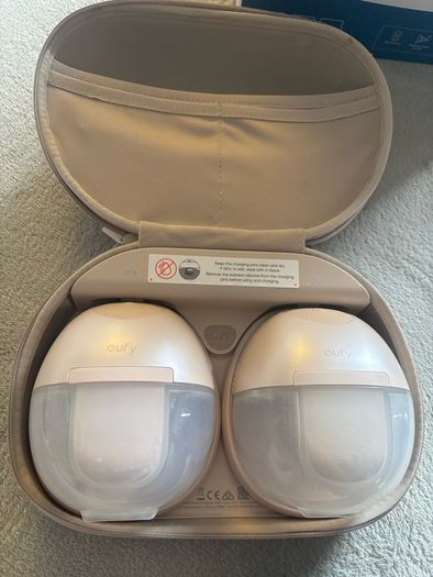 Eufy Breast pump (s1 pro) with charging case & heating technology