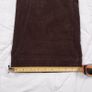 Marks & Spencer Dark Chocolate Brown Corduroy Front Pocket Flared Leg Trousers 20UK/48EU Image 10