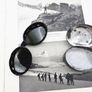 Antique Early 1900s Swiss Army Ski Google Military issued Image 8