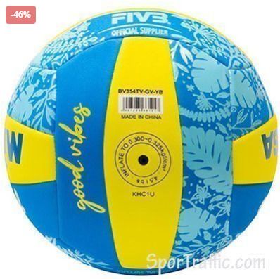 MIKASA Good Vibes BV354TV-GV-YB Beach Volleyball