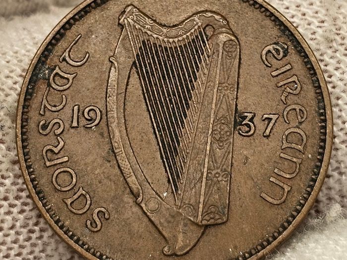Great Britain 1937 Farthing 1/4d Coin