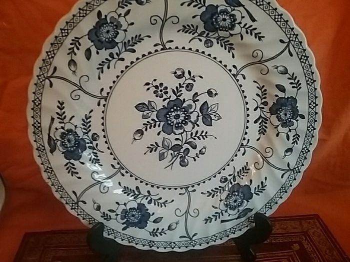 Indies Delph Plate