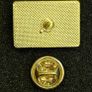 Irish flag ,  pin back badge. Image 2