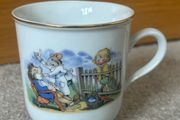 Vintage Czechoslovakian Doctor Bolito Porcelain Mug