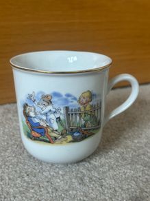 Vintage Czechoslovakian Doctor Bolito Porcelain Mug