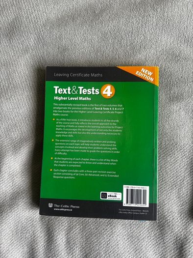 Text & tests book 4 and 5 ( leaving certificate 2 piece set )