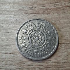 Great Britain UK 1966 Two Shillings Elizabeth II - free standard postage