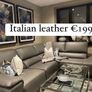 Italian pure leather  sofas with electric recliner half price Image 4