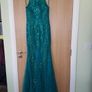 REDUCED - Unique Colour and Style - Never Worn Size 6/8 Aqua Green/Blue/Turquoise Debs/Occasion Dress from So Amazing Image 2