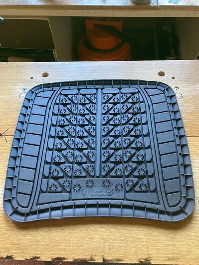 Rear footwell car mats