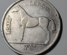Irish silver Halfcrown 1939