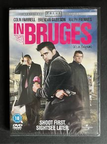 In Bruges. DVD Film . Staring Colin Farrell, Brendan Gleeson & Ralph Fiennes New and Sealed