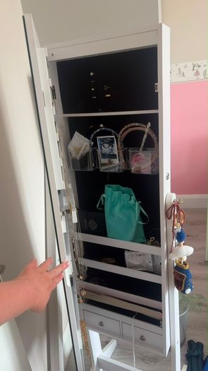 Mirror with storage