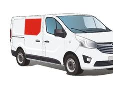 Right Driver side Opening Window for Opel Vivaro (2014-2018), Renault Trafic (2014 - Present) & Other X82 Vans
