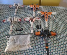 Lego Star Wars Lego X-wing fleet for sale - 7 X-wings