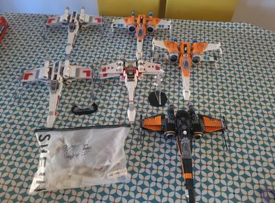 Lego Star Wars Lego X-wing fleet for sale - 7 X-wings