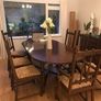 Free solid wood dining table & 6 chairs Image 3