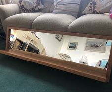 Hanging Mirror with Shelf