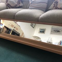 Hanging Mirror with Shelf