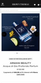 Armani Aqua di Gio 200ml parfum for him