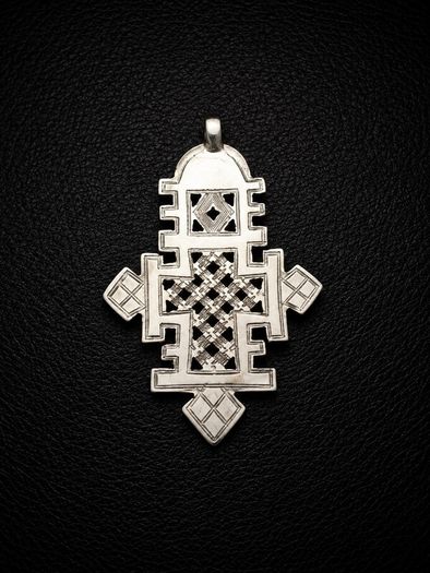 925 Silver Vintage Ethiopian Handmade Pendant