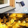 Solar Garden Lights Outdoor Waterproof, 50LED 7M/23Ft Solar Fairy Lights, Crystal Ball Lights with 8 Modes, Decorative Lighting for Home, Yard, Patio, Party, Wedding, Christmas Image 5