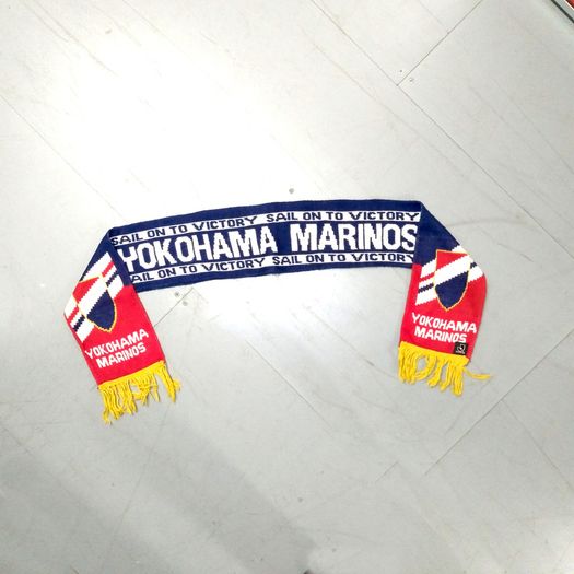 FREE POST Yokohama Marinos Scarf J League Japan  Vintage Retro Oldschool Festival Winter Snood Neck Warmer Wrap