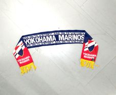 FREE POST Yokohama Marinos Scarf J League Japan  Vintage Retro Oldschool Festival Winter Snood Neck Warmer Wrap