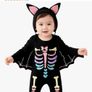 Baby bat skeleton romper costume Image 3
