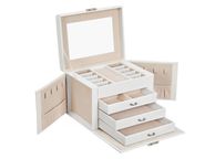 main image for ad Jewellery Box Velvet lining jewelry box, with 4 levels,