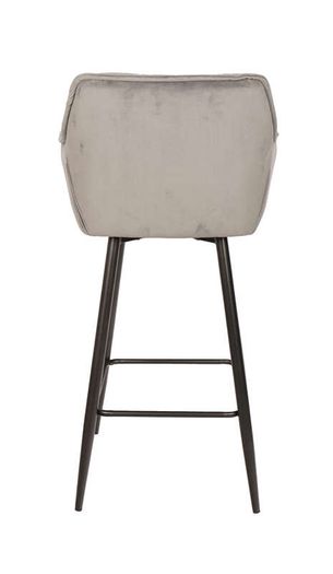 Capri Bottle Green Velvet Arm Stool Luxe Loft Kitchen Bar Chair