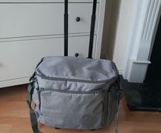 Large storage bag on castors perfect for arts and crafts shopping or camping