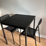 IKEA table and two chairs Image 3