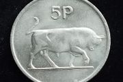 Ireland - 1986 - ERROR - 5 Pence  - Bull - High Grade - KM.22 - [2015]