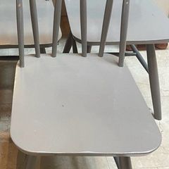 1 x Grey Sturdy Wooden Kitchen Dining Chair - Can Deliver