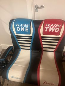 Double gaming rocker chair