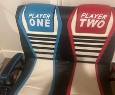 Double gaming rocker chair