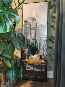 Vintage NYC Taxi Wall Art