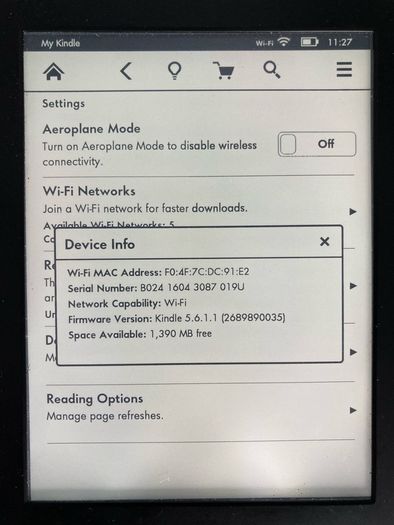 Kindle Paperwhite 5th gen