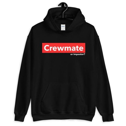 Crewmate Imposter Hoodie | Among Us Hooded Sweatshirt | Gamer Sweater | Video Game Lover Hoodie | Christmas gift